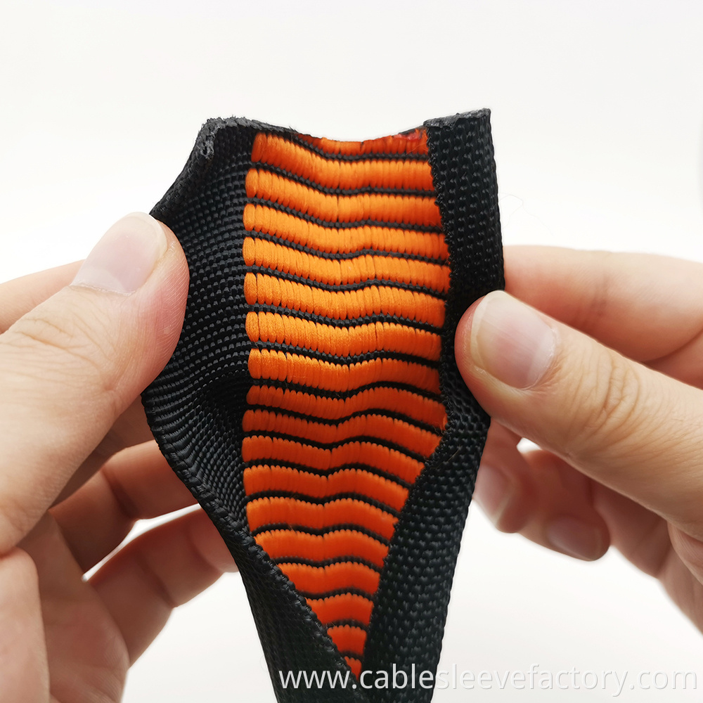 Self Winding Impact Resistant Cable Protective Sleeve